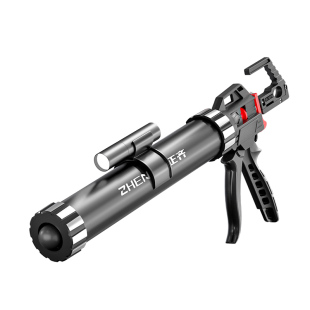 正齐26自动断胶玻璃胶枪省力打胶枪结构胶专用工具玻璃枪专业两用