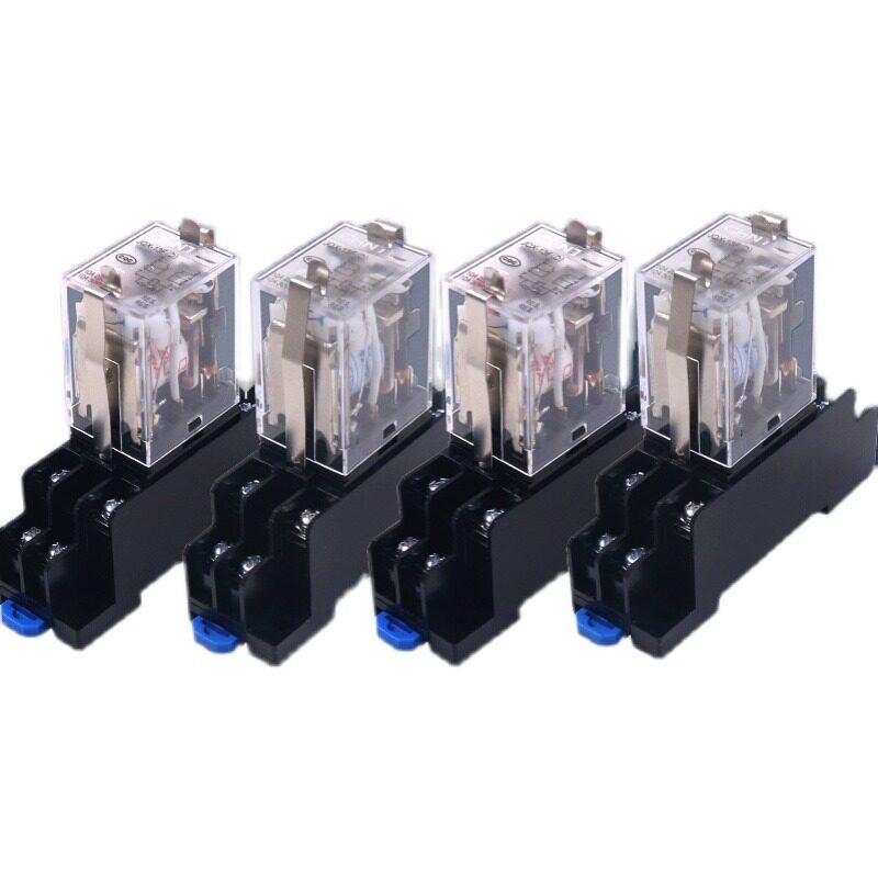 正泰交流中间直流小型继电器JQX-13F 8脚12V 24V 220v 10A LY2NJ