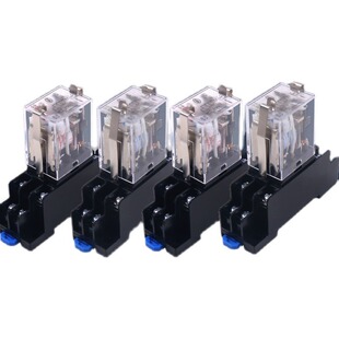 正泰交流中间直流小型继电器JQX-13F 8脚12V 24V 220v 10A LY2NJ