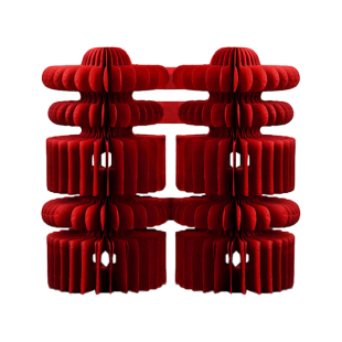 喜字蜂窝摆件婚房客厅桌面布置装饰婚礼订婚立体摆台婚庆用品大全