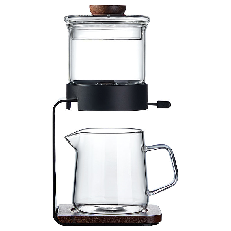 家用办公茶水分离一键出茶杯