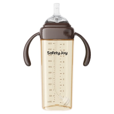 大宝宝吸管奶瓶六个月以上戒奶嘴