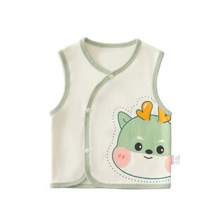 婴儿马甲小月龄纯棉a类薄款秋季男宝宝衣服秋装婴幼儿外穿早秋男6