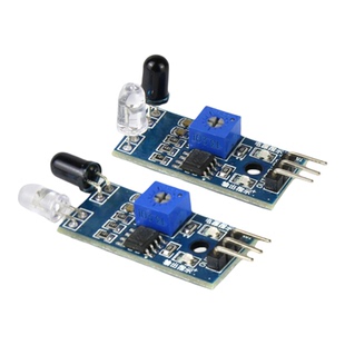 红外对管避障传感器模块 光电反射发射接收开关板机器人智能小车