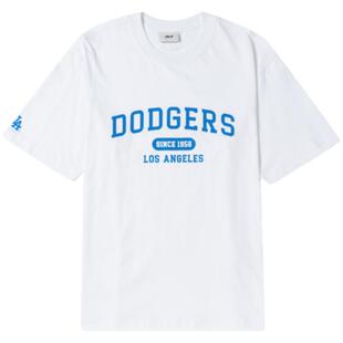 【自营】MLB短袖男装女装新款透气运动服宽松休闲上衣白色圆领T恤