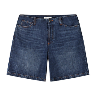 【WMWM】水波纹低腰牛仔中裤休闲裤 26SS春夏新款 浅川买手店