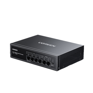 绿联poe交换机4/5/8口百兆千兆网络摄像头供电转换器网线路由网络以太网宽带扩展分线器家用企业安防监控专用