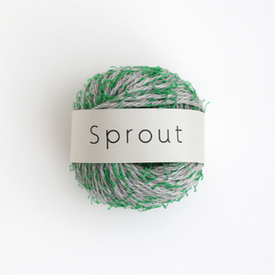 日本进口横田Daruma芽芽线sprout羊毛混棉毛线秋冬围巾编织毛衣