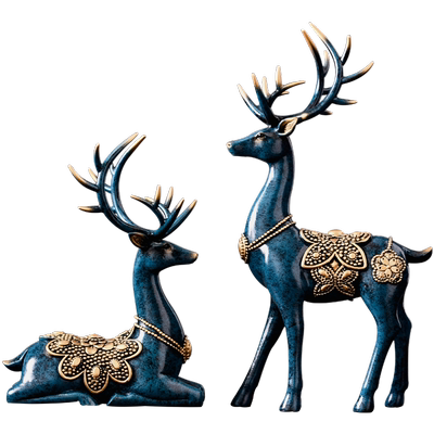 现代轻奢鹿摆件装饰品