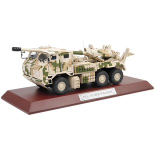 特尔博PCL-181新型155毫米车载加榴炮模型 合金卡车炮摆件成品