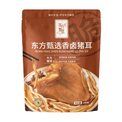 东方甄选香卤猪耳朵熟食200g/袋