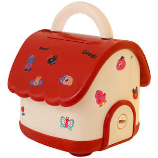 新款存钱罐开学季儿童可爱小房子储蓄罐带锁钱箱送女孩礼物储钱罐