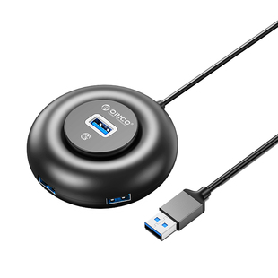 orico/奥睿科usb扩展器插头多口RGB拓展坞延长线集分线器转换接头typec笔记本电脑外接U盘一拖四接口转接hub