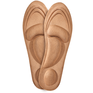 冬季保暖鞋垫女加绒加厚4D海绵防臭按摩鞋垫软底舒适吸汗棉鞋垫男