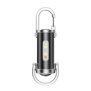 爆款多功能防水便携手电筒腰挂钥匙扣迷你简约应急野外求生钥匙扣