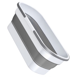 美尔雅加大加厚拖把桶大容量水桶双提手储水桶可折叠拖地桶长方形