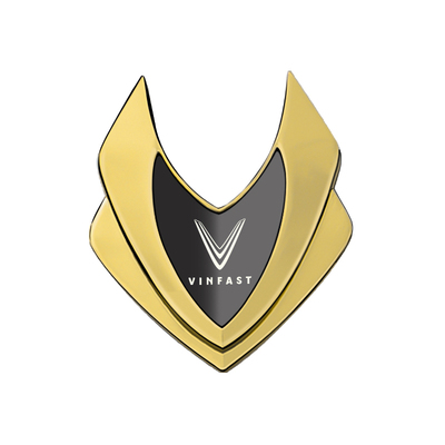 汽车VINFAST通用金属盾牌车标侧标三角窗车尾装饰贴定制图标
