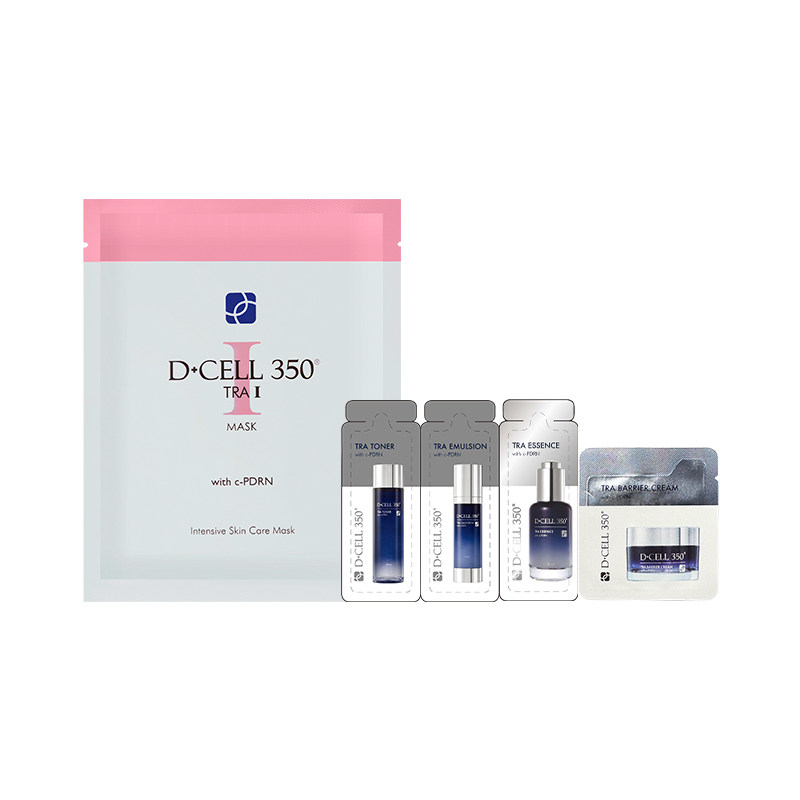 【U先试用】氐殊三文鱼PDRN修护舒缓敏肌面膜+精华水乳霜共4ml