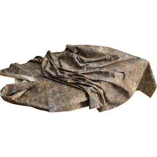 大理石纹理复古做旧挺阔全棉印花布料外套裤子创意服装设计师面料