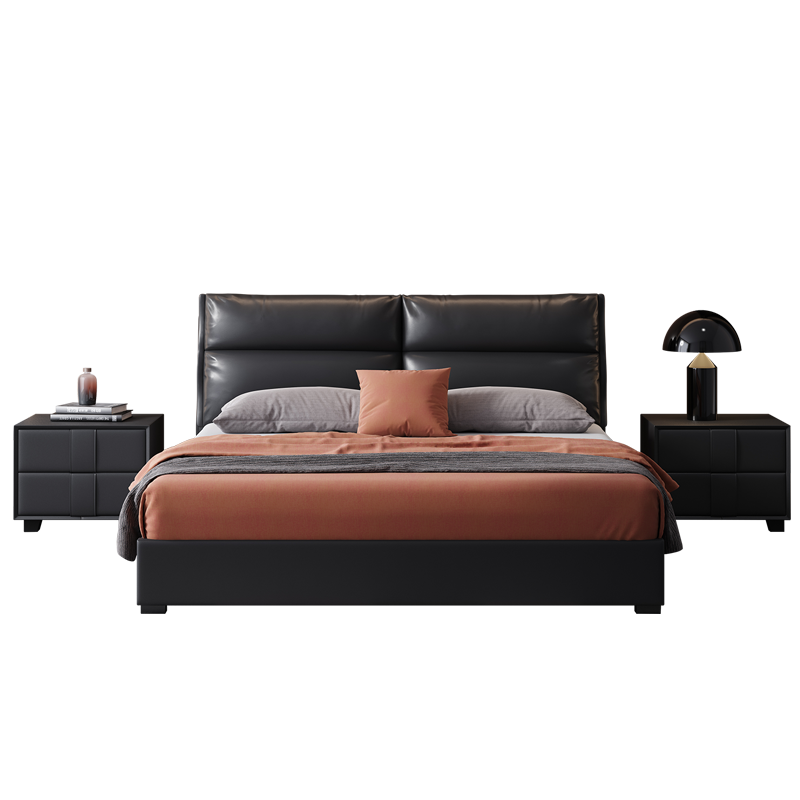 尚色现代简约主卧1.8米北欧真皮床口碑评测啥样?体验2个月之肺腑之言？