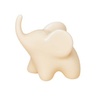 逅里 招财吸水陶瓷一对象小摆件工位布置 首饰戒指架乔迁新年礼物