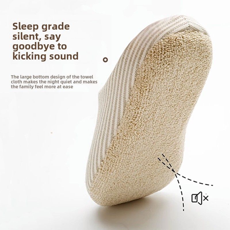 木地板静音无声四季日式室内家居拖鞋女布艺软底家用春秋新款男士