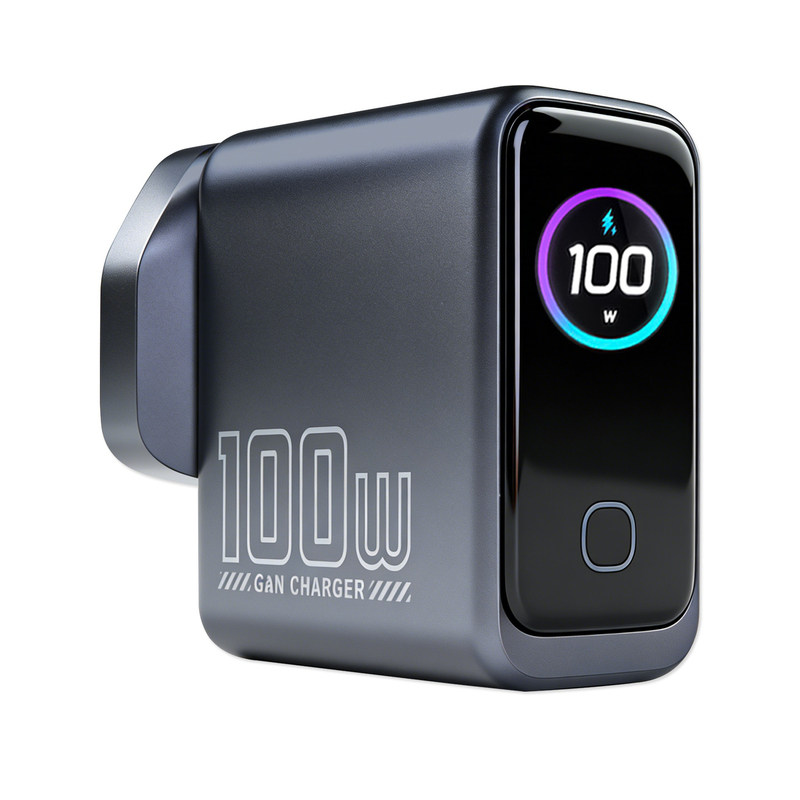 100W数显usb快充头英规充电器