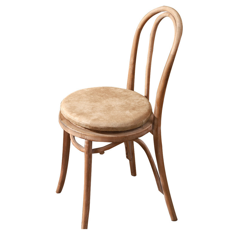 麂皮绒坐垫椅垫圆形凳子垫地上蒲团记忆棉卡坐垫吧台飘窗榻榻米垫