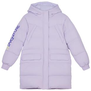【商场同款】361°童装女童保暖中长羽绒服2025年冬季新款中大童