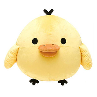 现货Kiiroitori日本正版鼻孔鸡猪鼻小黄鸡噗噗鸡毛绒公仔玩偶玩具