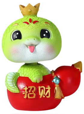 国潮生肖蛇年盲盒手办吉祥物公仔