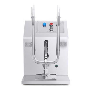 自动火腿肠打扣机双排双扣网袋封口机电动分割面包袋香肠卡扣机