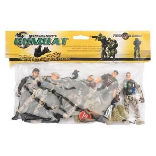 JEU旧义怀旧兵人模型 军人警察CS公仔可动人偶中古玩具儿童男礼物