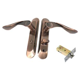 卫浴门锁把手红古铜凹面弧形执手锁厨房门锁厕所门把手卫生间门锁