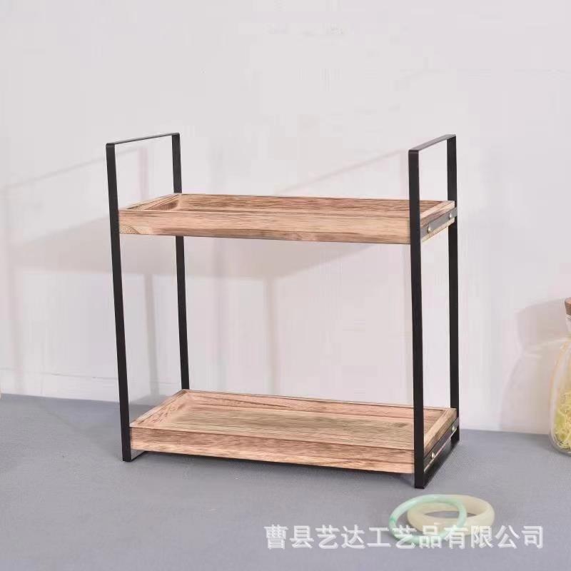 桌面置物架卧室双层首饰化妆品洗漱用品办公浴室架整理展示架收纳