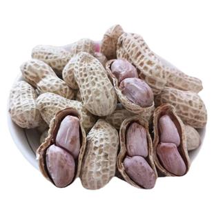 新货特产水煮晒干花生白晒蒜香五香咸干带壳多味花生米下酒菜