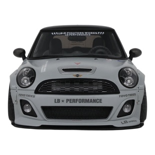 OTTO 1:18 宝马迷你 MINICOOPER R56 LB低趴改 2015款 汽车模型灰