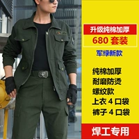 Модернизированный хлопок сгущенным 680 армейская зеленая нить установлена ​​65