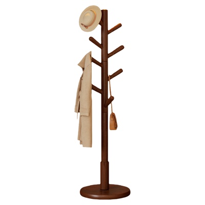 安居客实木落地挂衣架