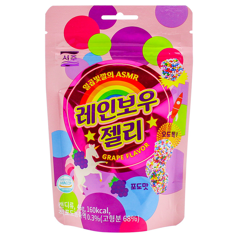 葡萄味韩国进口西洲软糖