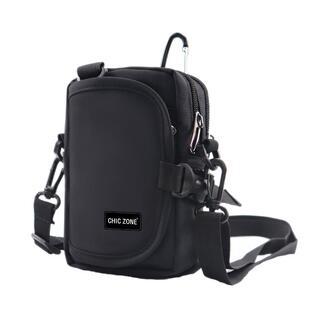 大容量单肩手机包男士穿皮带运动工作斜挎包腰包迷你挂脖拉链包女