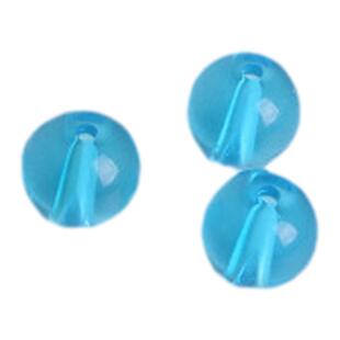 4 6 8mm水晶玻璃圆珠手工diy材料自制手链耳坠耳饰品配件 散珠子