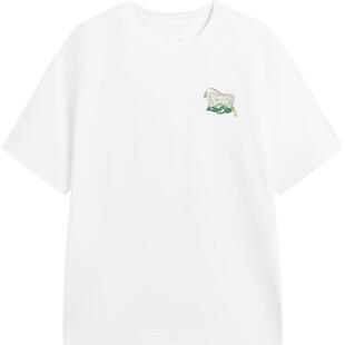 李宁户外短袖男春夏2026新款情侣圆领速干上衣半袖针织运动T恤女