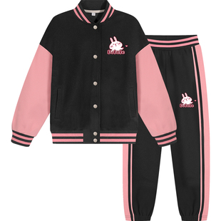 女童装时髦套装洋气春装2026新款春季儿童外套小女孩春秋款运动服