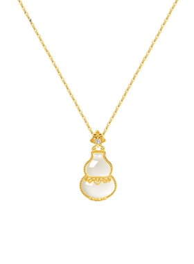 阿吉豆项链女款S925银福禄葫芦