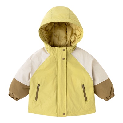 【全码A类】萌娃必备拼色羽绒服