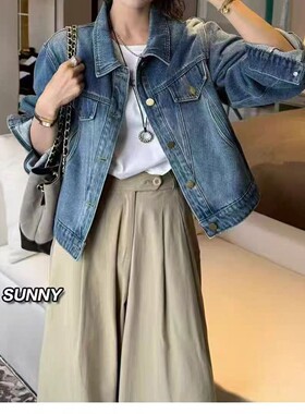 春季牛仔外套女2026新款韩版牛仔上衣小个子时尚气质百搭休闲夹克
