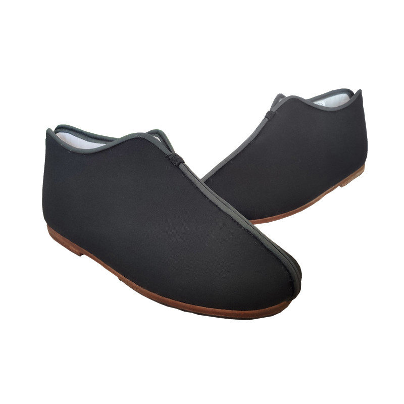 老北京布鞋皮底礼服呢羊毛毡加厚保暖男棉鞋中老年大码防滑爸爸鞋