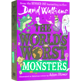 全世界最可怕的怪物 英文原版 The World's Worst Monsters 大卫威廉姆斯儿童成长幽默彩绘版插图 课外阅读 David Walliams
