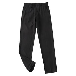 LF原创DK西裤男夏季薄款日系学院风垂感休闲JK黑色女修身西装长裤